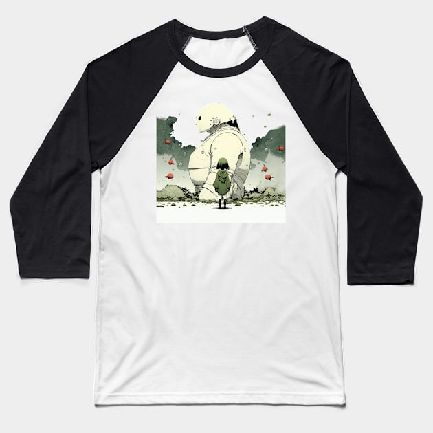 Peace on Earth No. 3: Goodwill Toward Humans "Was Santa Claus Real?" Baseball T-Shirt by Puff Sumo